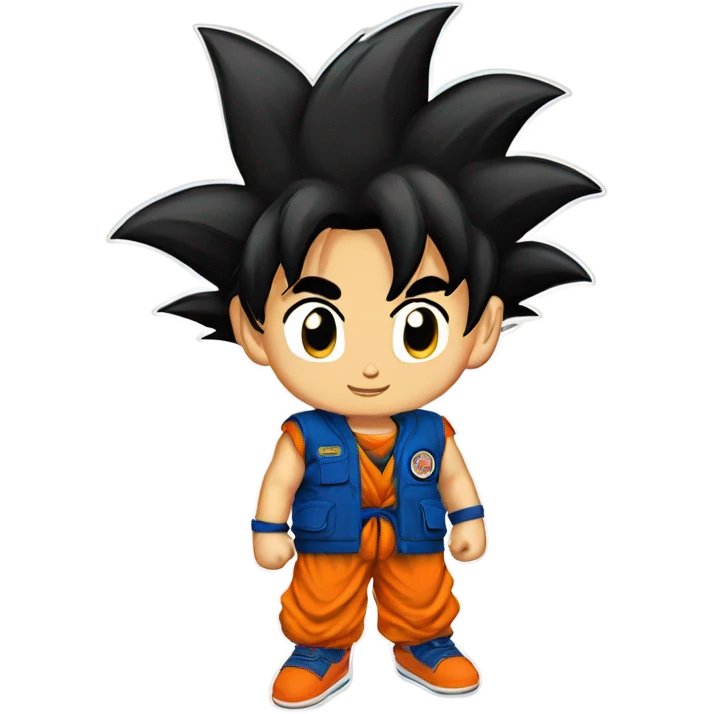 Goku wearing Air forces  emoji