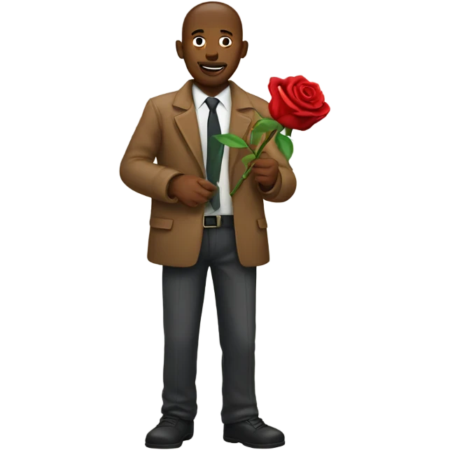  man with a rose  emoji