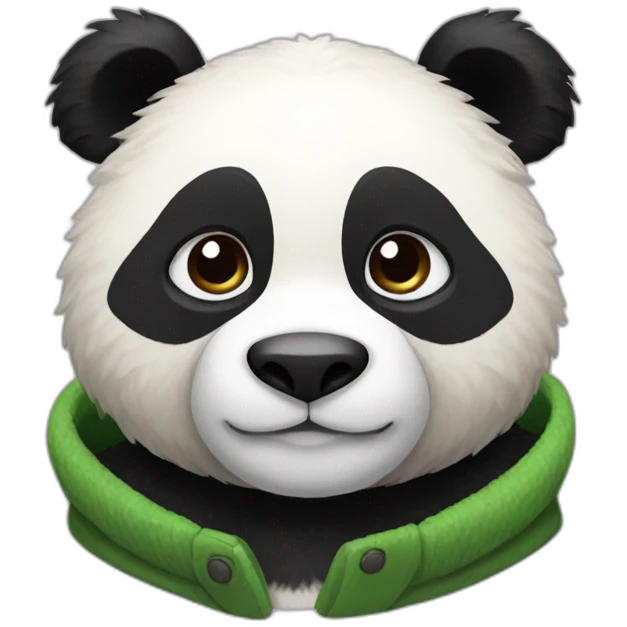 Panda winter emoji
