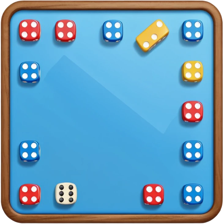 Blue board game emoji