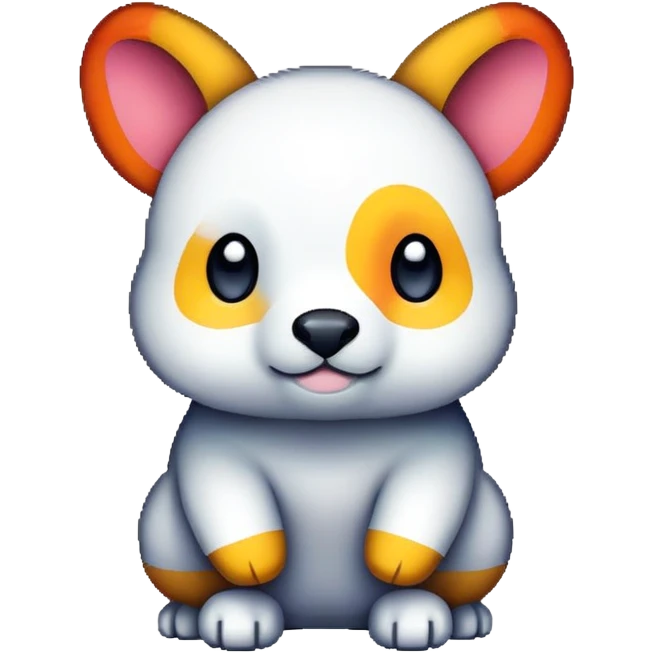 small animal in pixel art style emoji