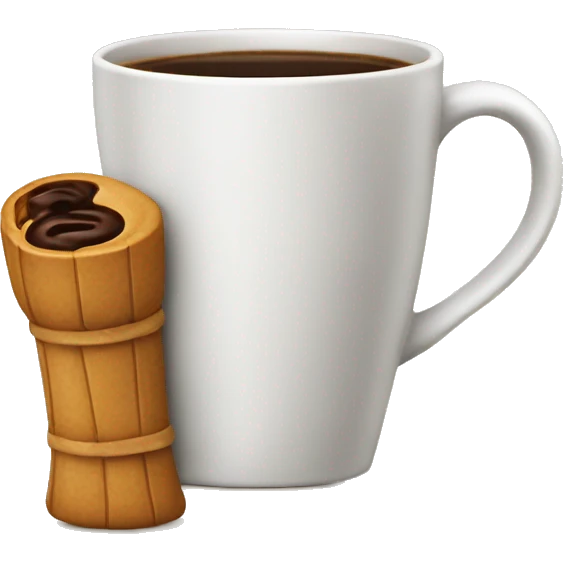 Cane con tazza di caffè  emoji