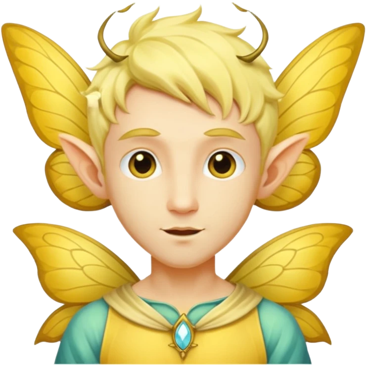 yellow male fairy emoji