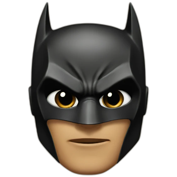 Batman with Spiderman Mask emoji