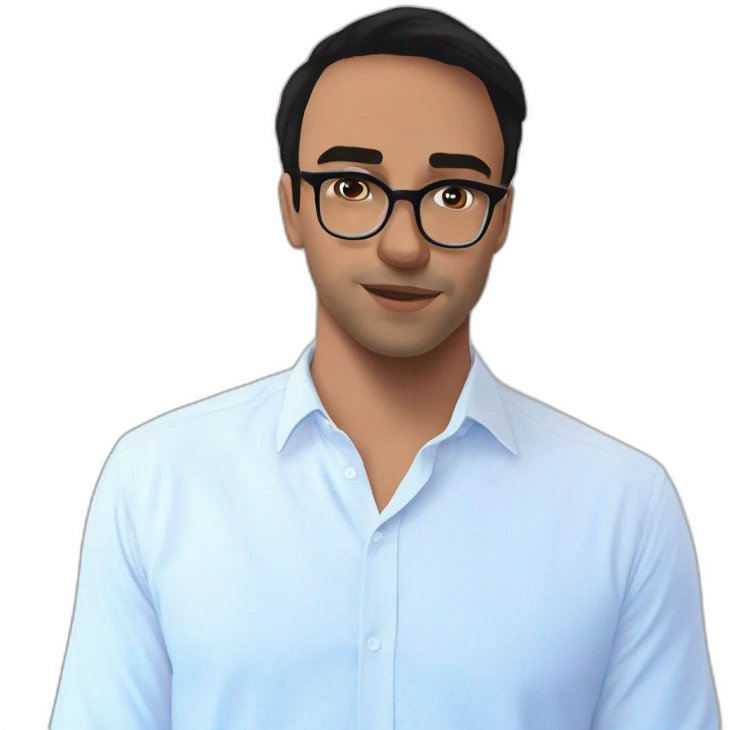 cool guy in glasses emoji