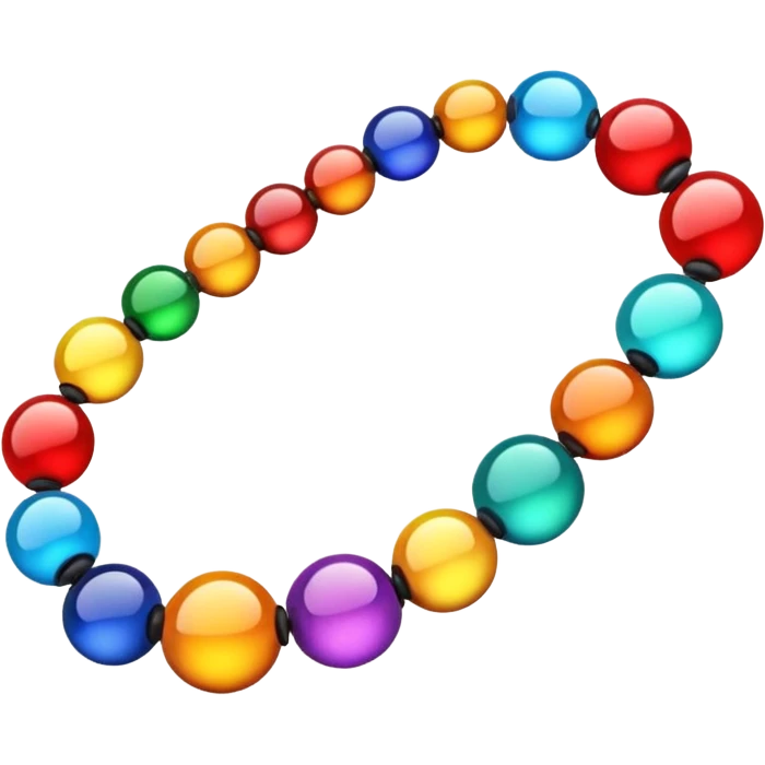 Colorful String Bead emoji
