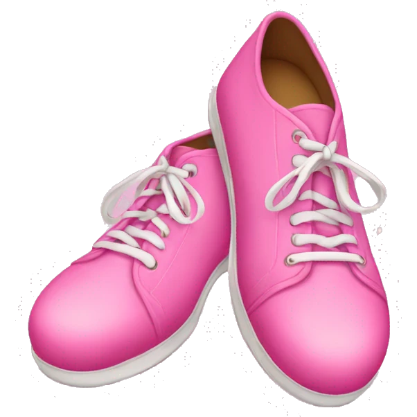 pink shoes emoji