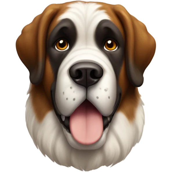 Saint Bernard dog emoji