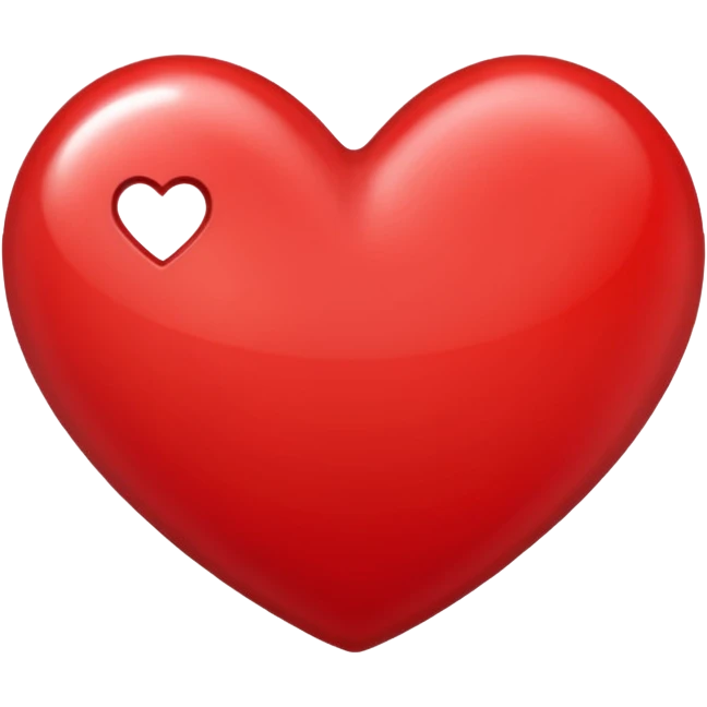 داخلشه mیه ایموجی قلب کوچولو که حرف emoji