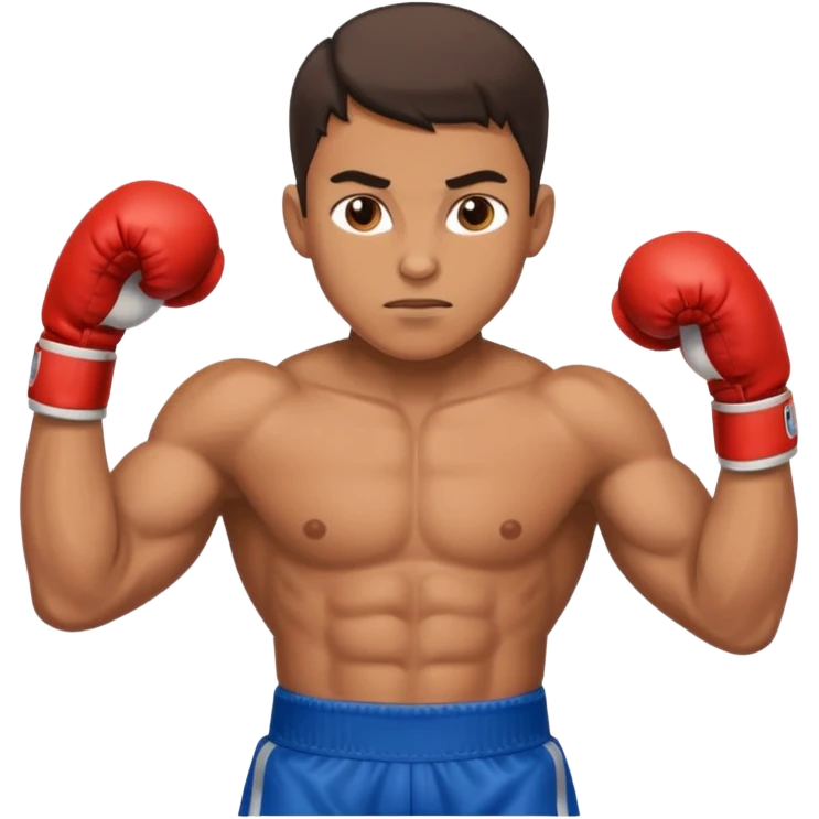 boy professional boxer emoji