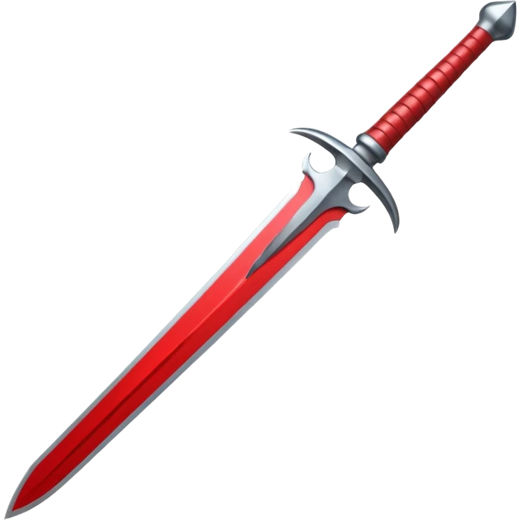 Make an Icon with a red sword emoji