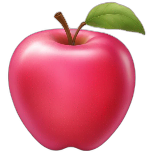 pink lady apple emoji
