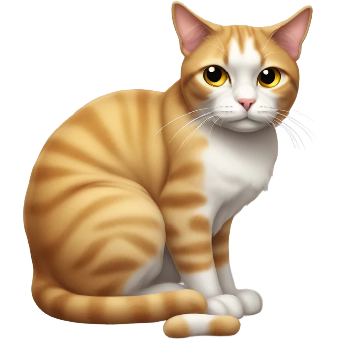 Tired cat emoji
