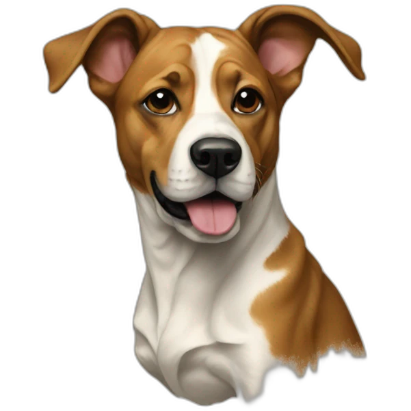 Dog-painting emoji