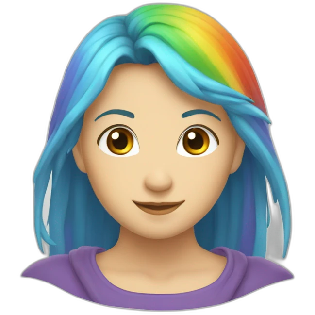 motagne arc-en-ciel emoji