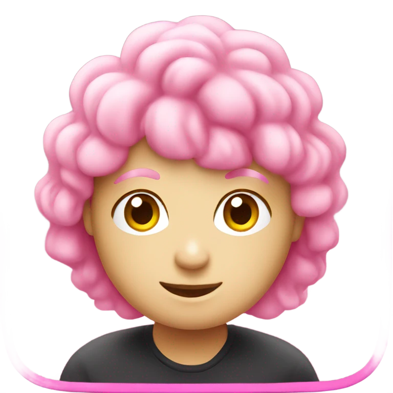 Pink iPad emoji