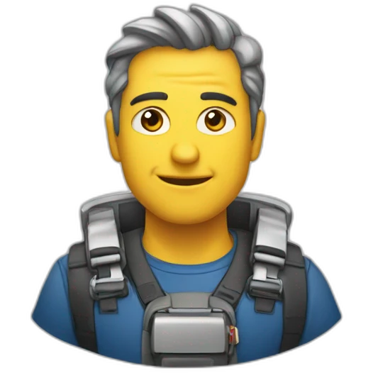 faça um quebra mola "tecnológico" emoji