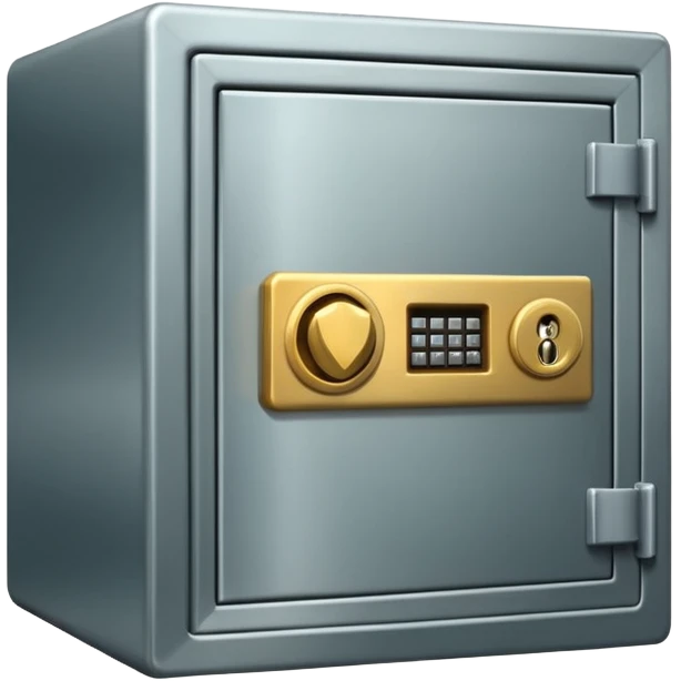 safe deposit box in a bank emoji