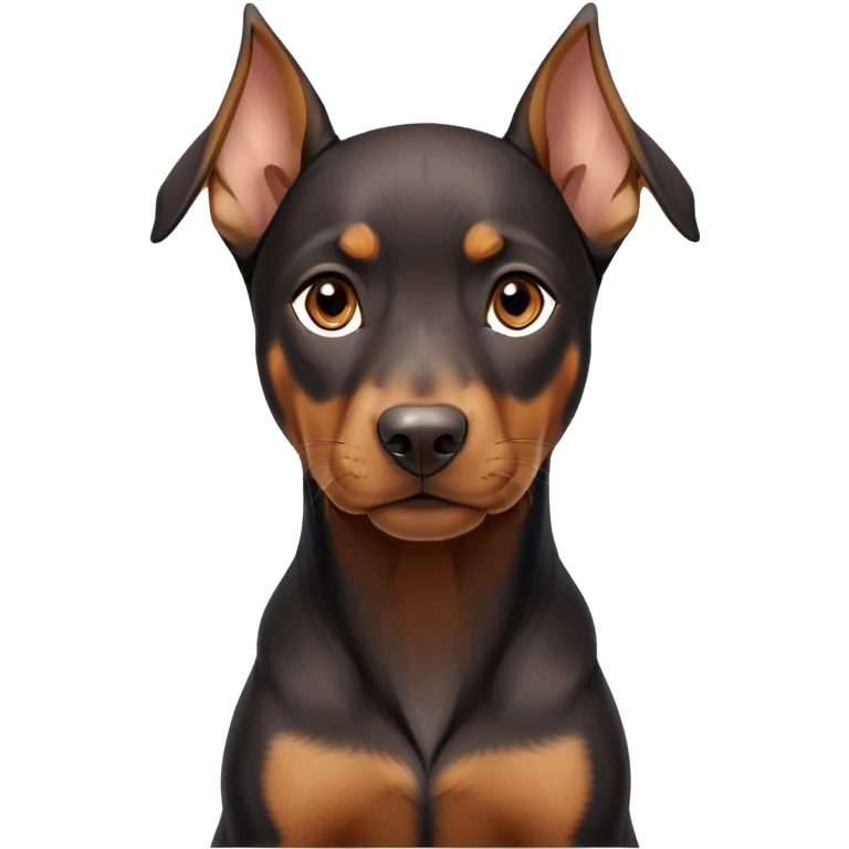 cinematic-noble-doberman puppy-portrait-emoji,-poised-and-regal,-with-a-strong,-athletic-build-and-a-lustrous,-well-groomed-black and tan fur,-deep-set-soulful-brown-eyes,-simplified-yet-sharp-and-sophisticated-features,-highly-detailed, emoji