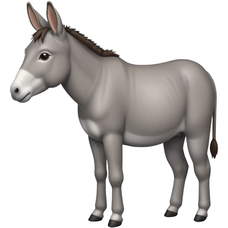un burro en genero femenino emoji