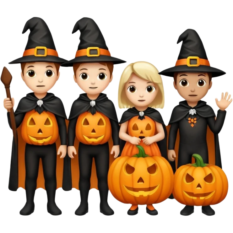 Trick or treaters emoji