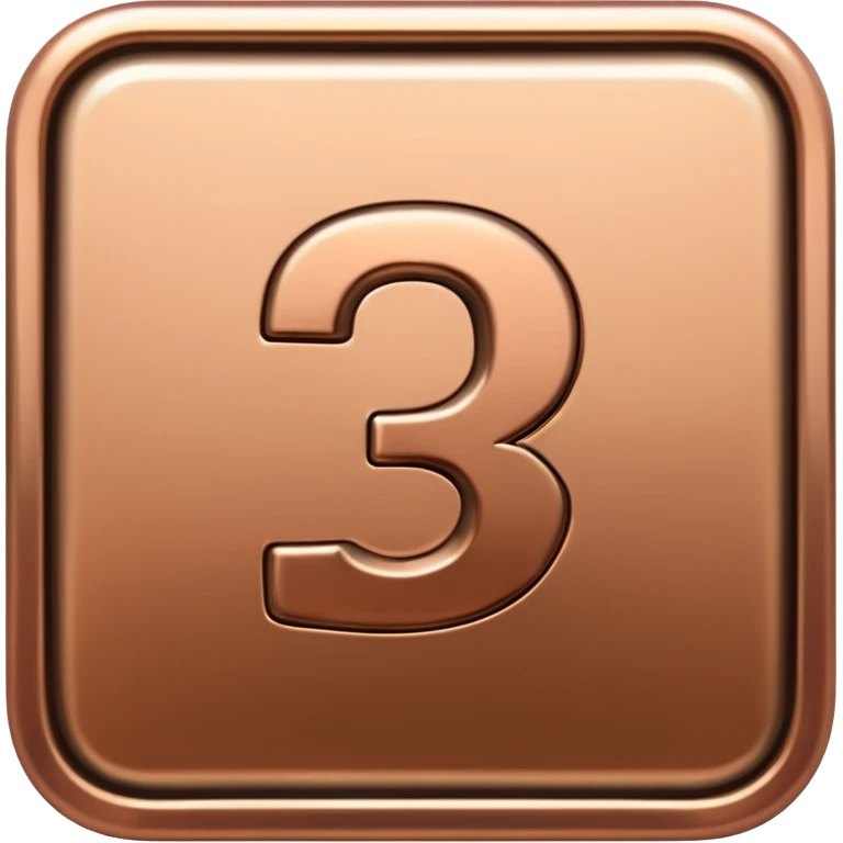 Make the paid subscription icon square, bronze, and number 1. emoji