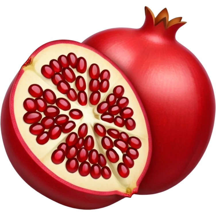 pomegranate with the insides out emoji