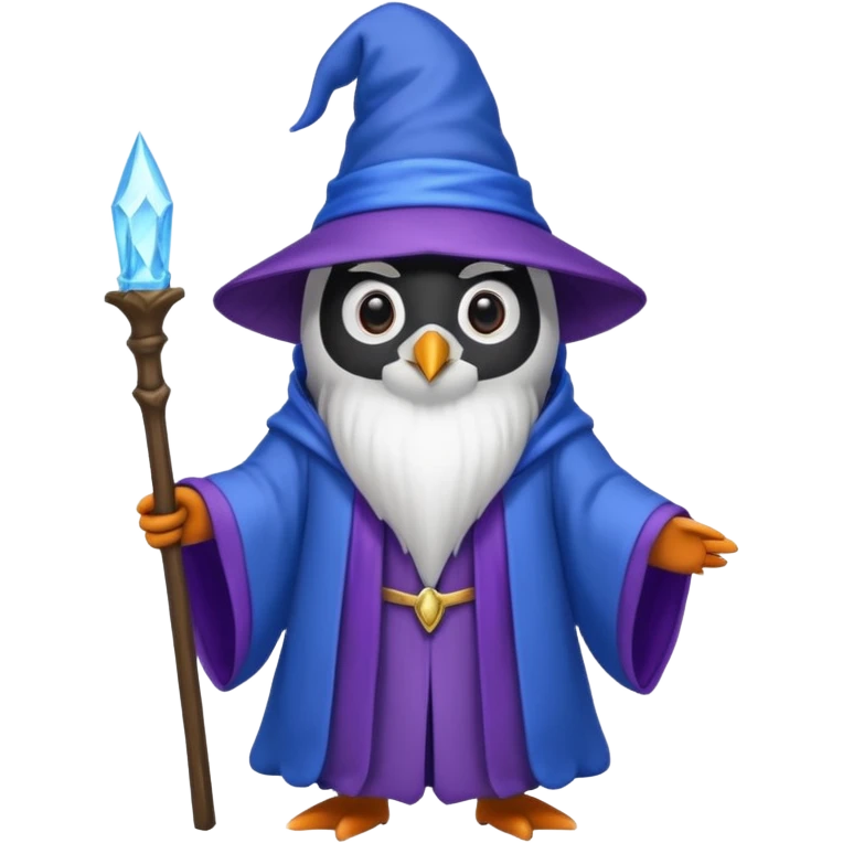 Penguin Wizard emoji