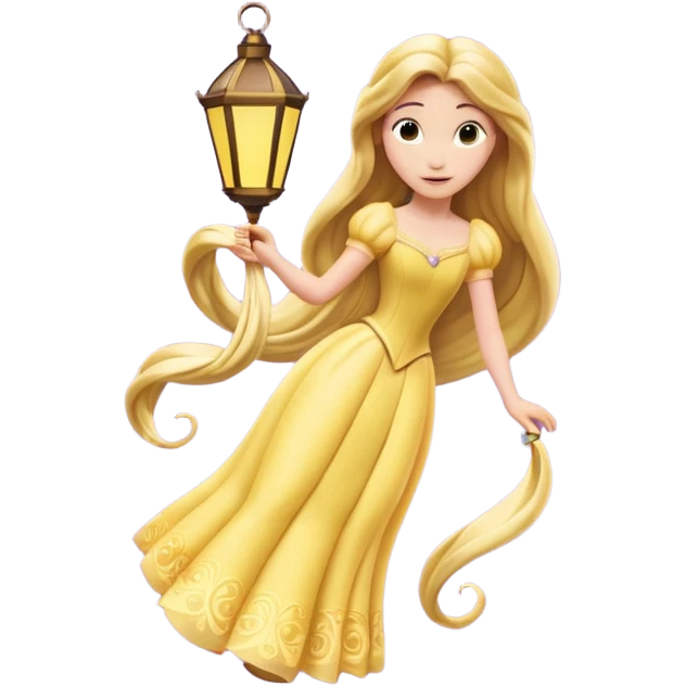 Lanterna flutuante do filme da Rapunzel emoji