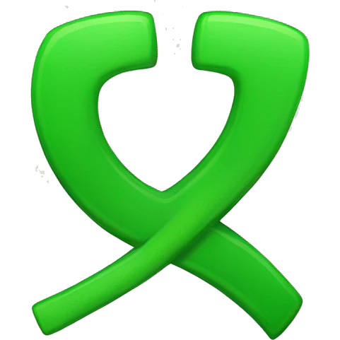 checkmark emoji with green square, thats cornes are rounde emoji