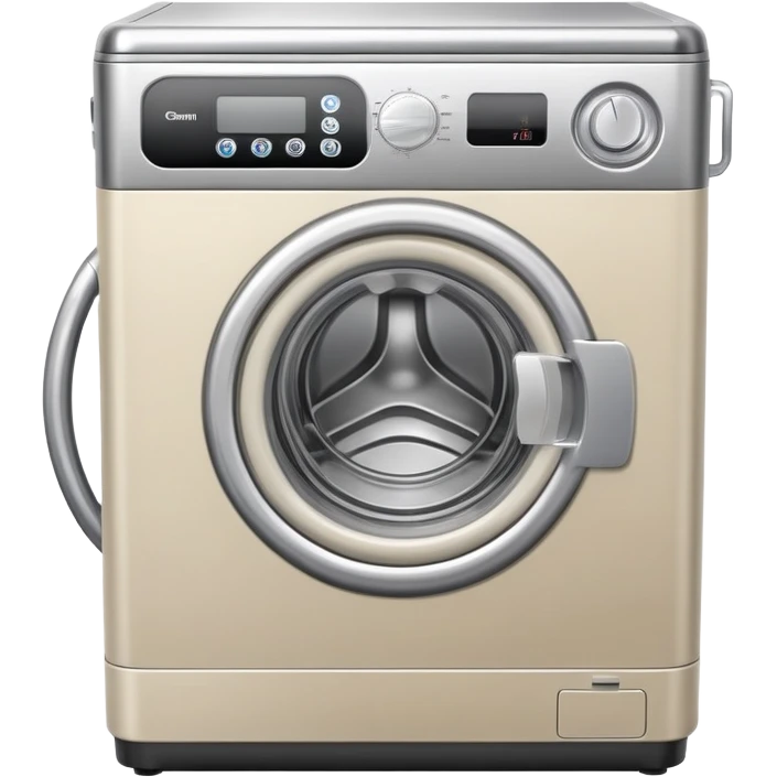 Cream Washer machine  emoji
