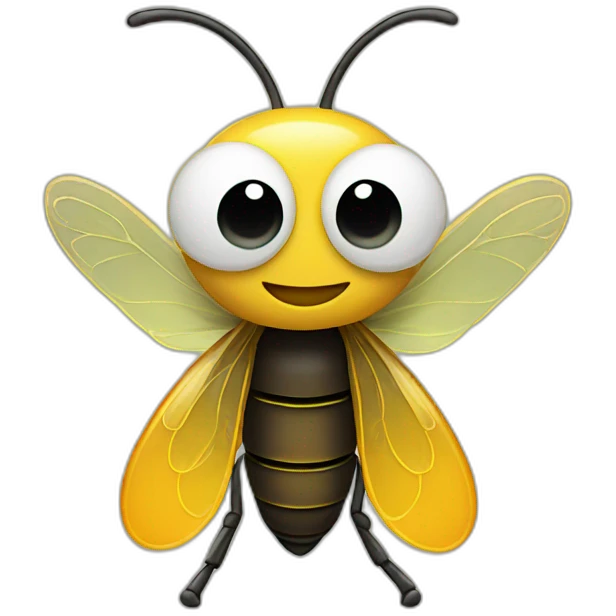 Firefly, animated saying'hello' emoji