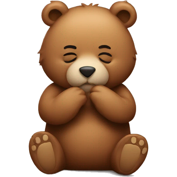 Bear kissing  emoji
