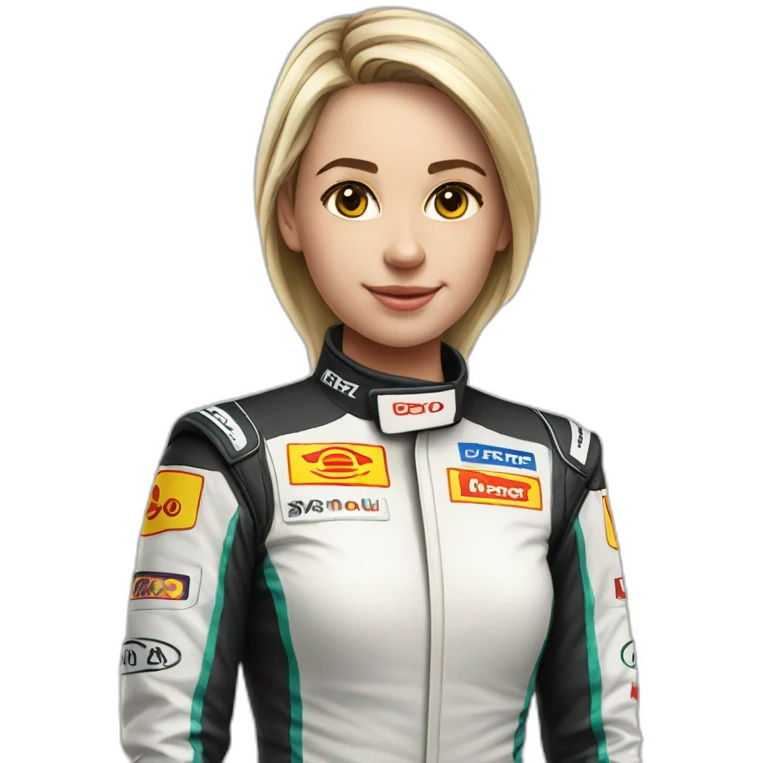 girl f1 driver emoji