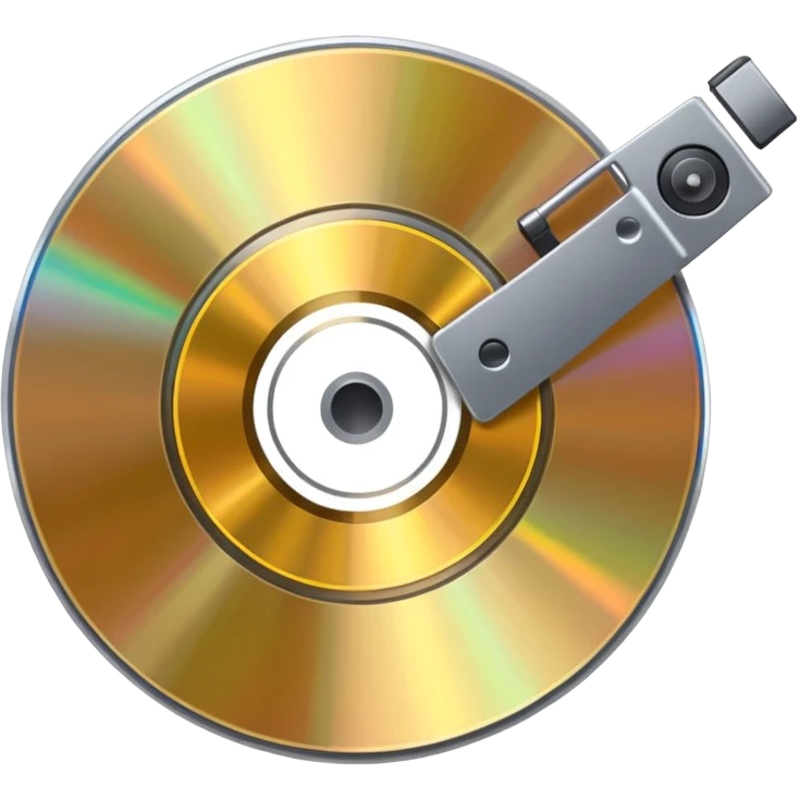 A cd getting thrown like a frisbee emoji