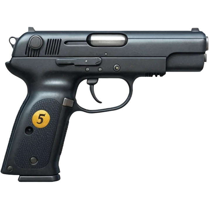 Five seven pistola emoji