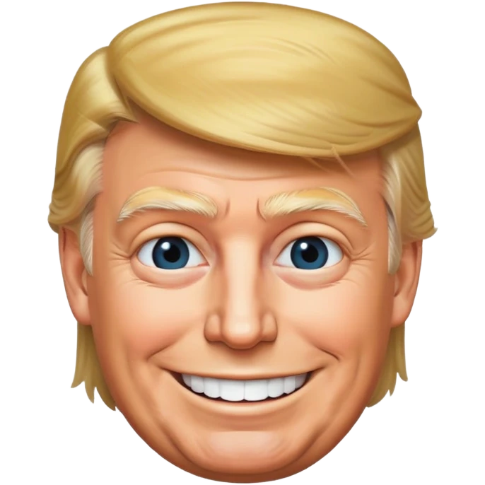Donold Trump smiling emoji