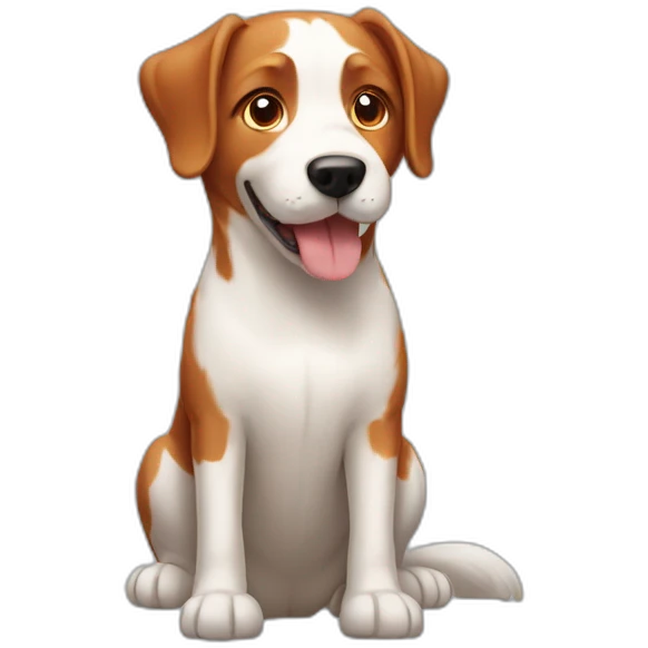 red-haired farmentino dog emoji