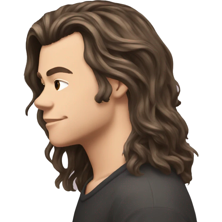 Harry styles long hair emoji