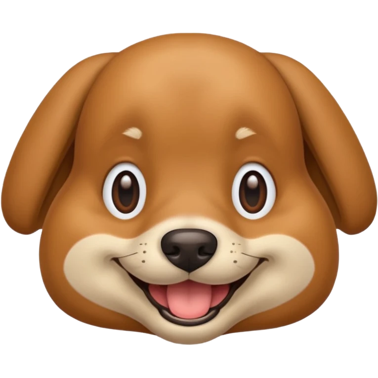Dog smiling  emoji