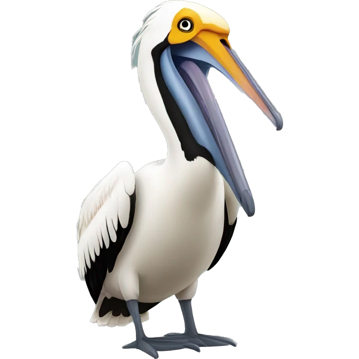 pelican open mouth  emoji