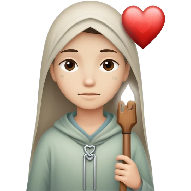 The image shows a person across a fog, a personal journey, emotional tones. In their hands, they carry symbolic tools labeled “Compassion” and “Forgiveness,” suggesting healing after emotional pain-- hearts emoji