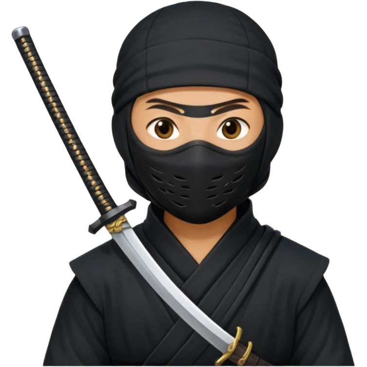ninja with sword emoji