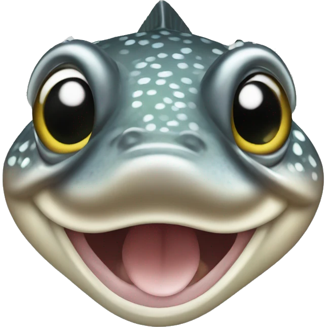 Baby Trout looing at me emoji