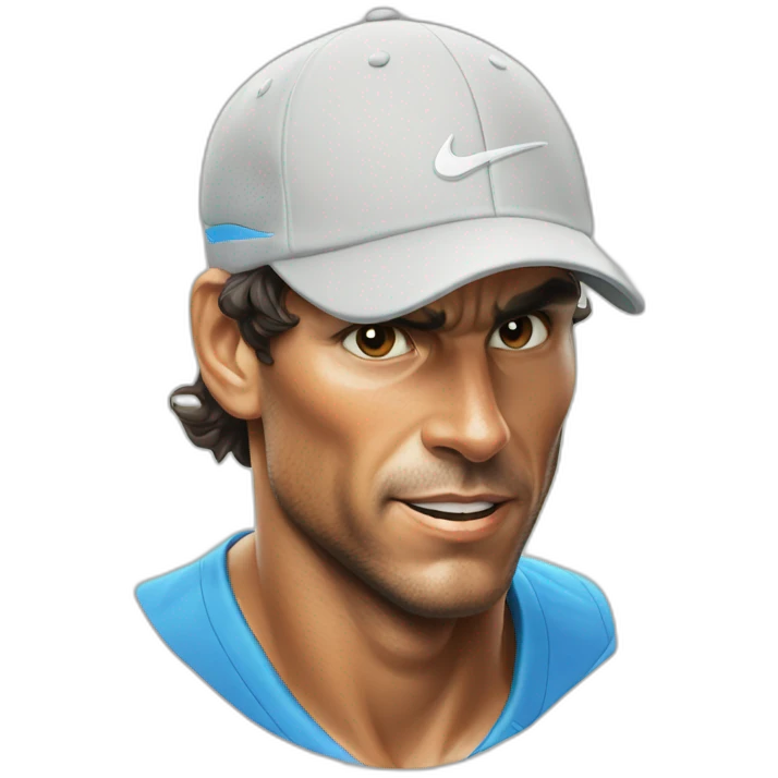rafa nadal portrait emoji