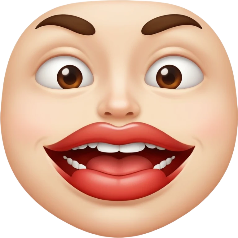 biting lip emoji