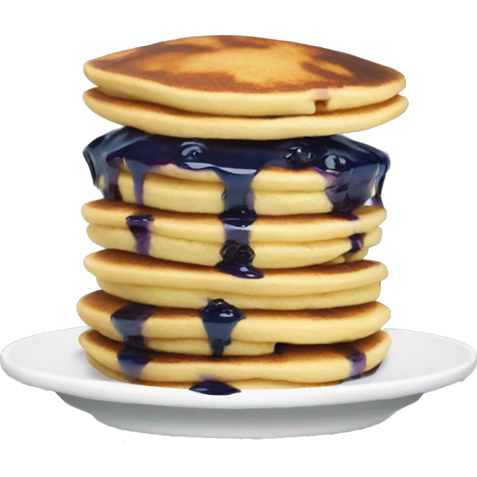 Blueberry pancakes  emoji