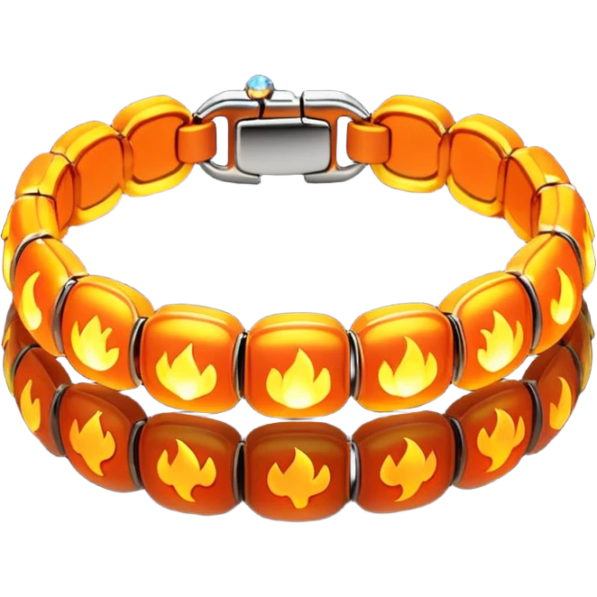 fire-enchanted bracelet emoji