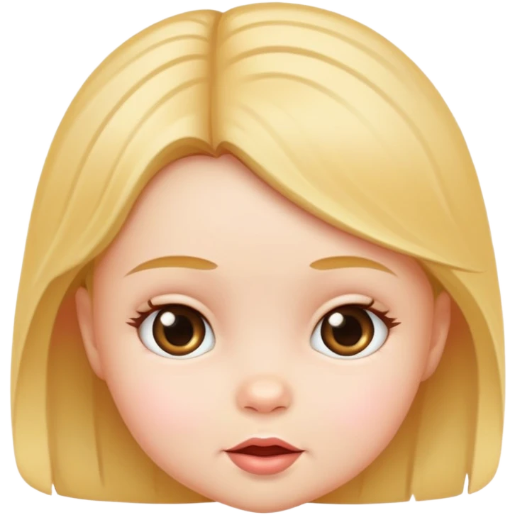 Girl baby emoji