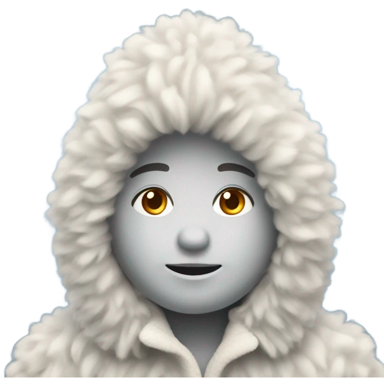 fluffy coat emoji